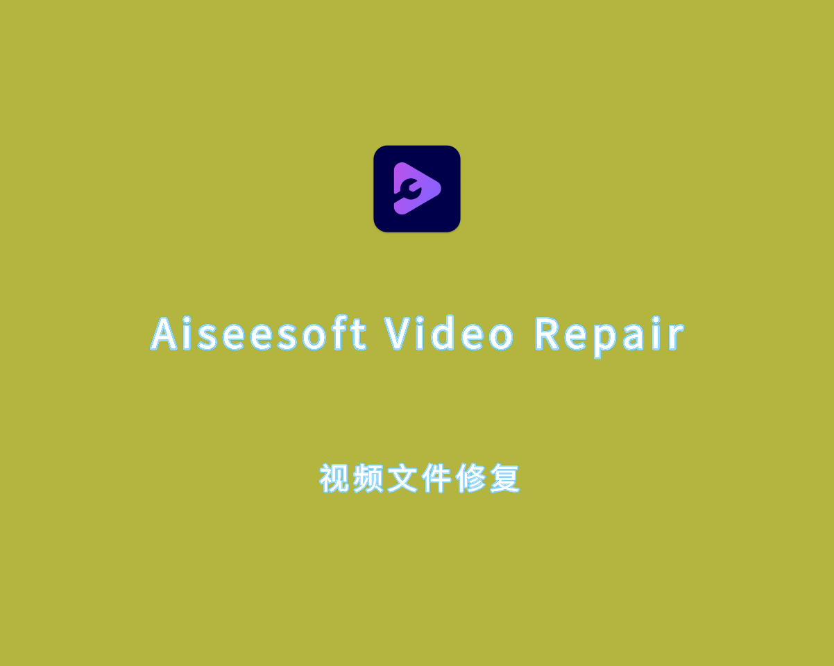 视频修复软件 Aiseesoft Video Repair v1.0.50 手动注册版