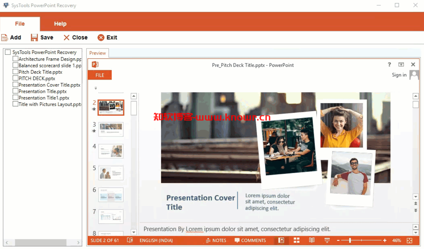 SysTools PowerPoint Recovery 4.png