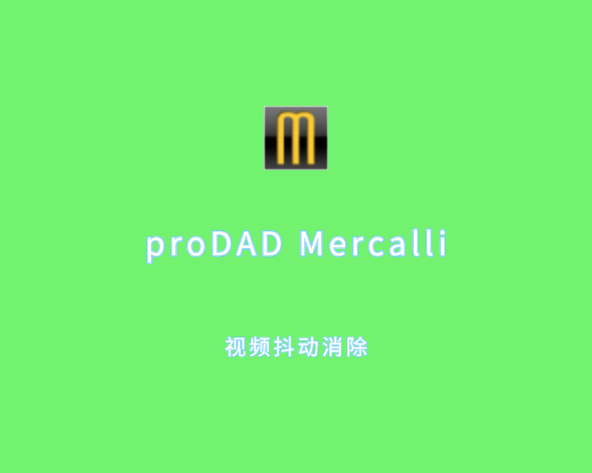 proDAD Mercalli（视频抖动消除）v6.0.630.2 多语言绿色版