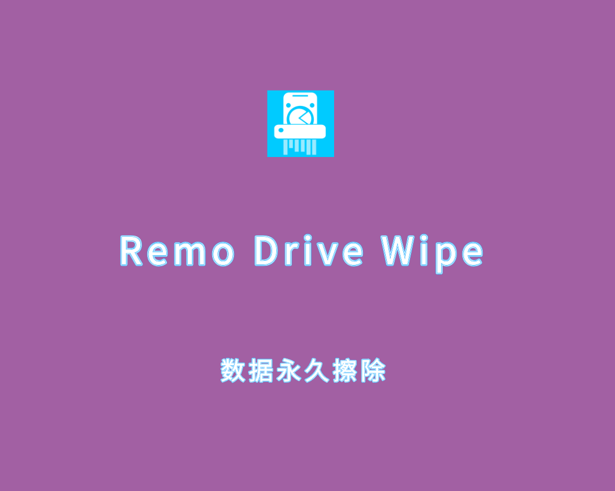 Remo Drive Wipe（数据永久擦除）v2.0.0.29 手动注册版